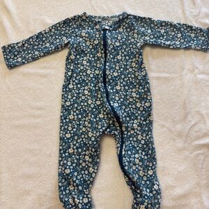 Carters Floral Blue Kids One Piece